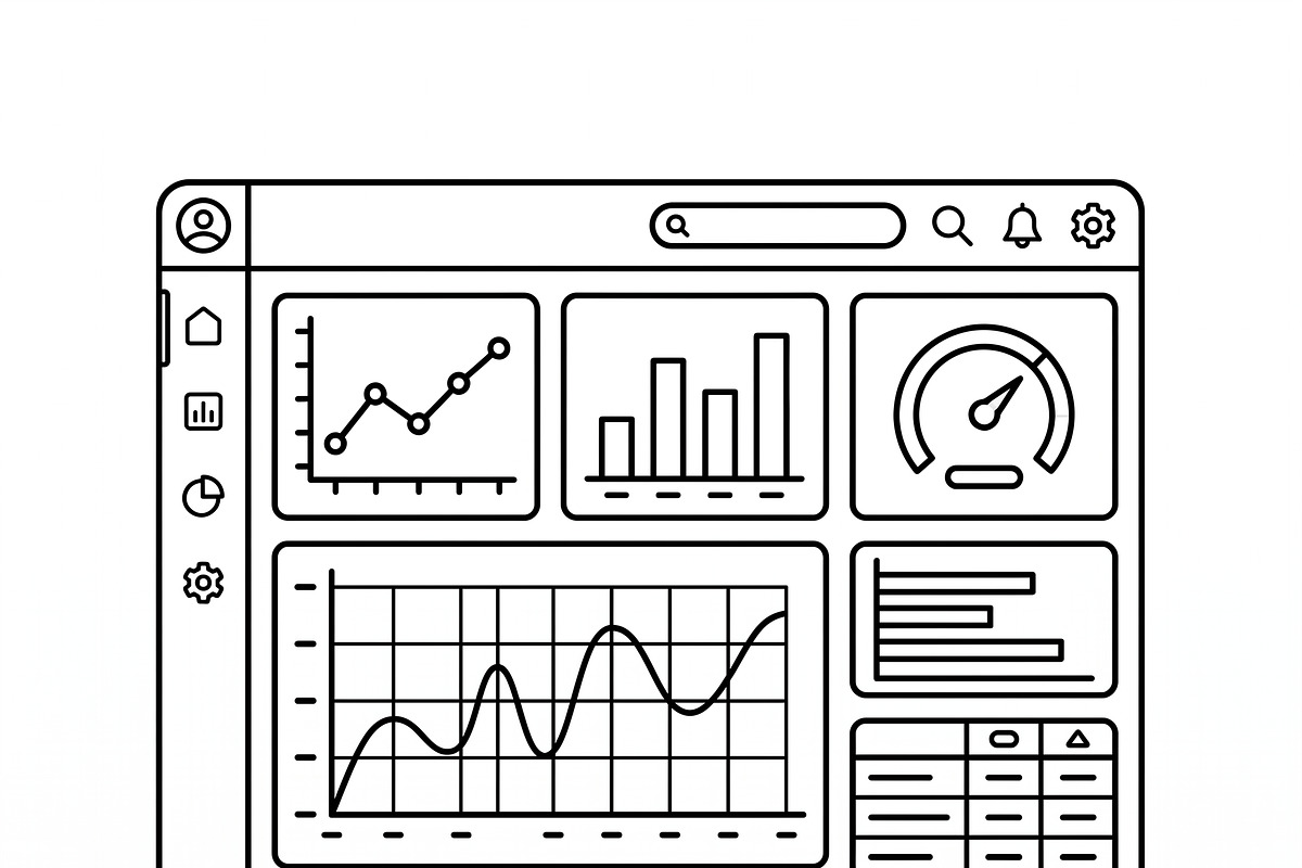 52 Smart Data Analytics Icons, an Outline Icon by adenpinkstore (Photo 15 of 16)