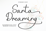 Santa Dreaming, a Handwritten Font by InermediaSTUDIO (Thumbnail 1 of 8)