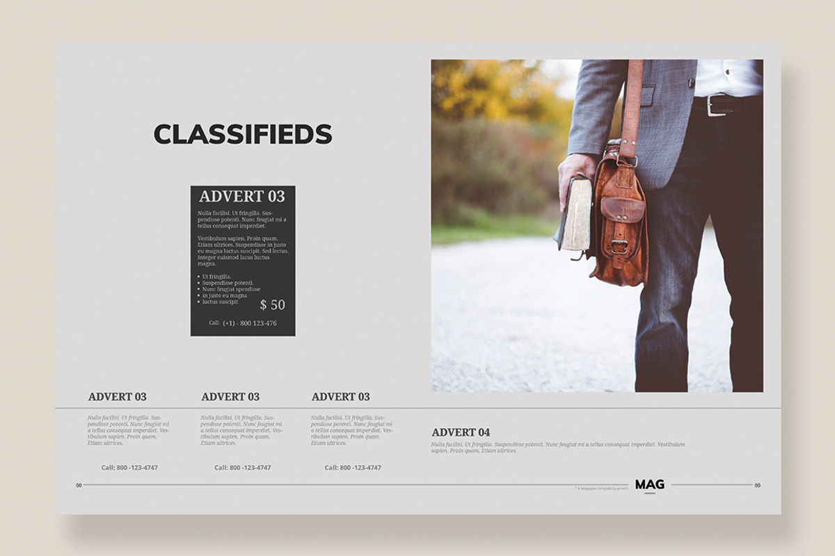 Magazine Template 08, a Magazine Template by pmvch (Photo 6 of 12)