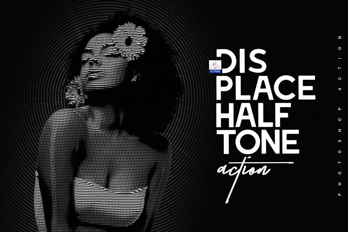 Displace Halftone (PS) Action