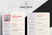 Professional CV for Job Seekers, a Resume Template by ResumeInventor (Thumbnail 2 of 6)