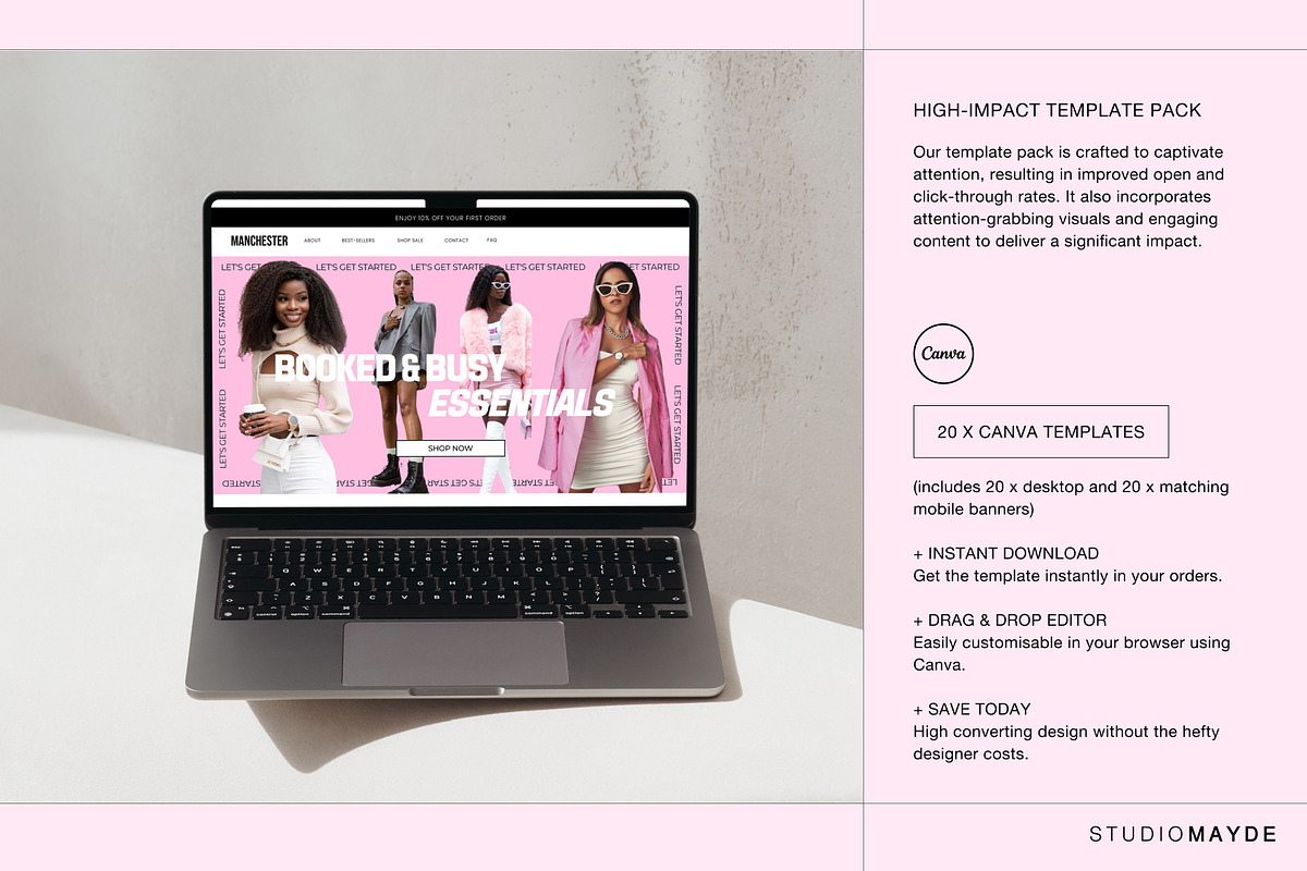 MANCHESTER | Website Banner Bundle, a Websites & App Template by Studio Mayde (Photo 2 of 6)