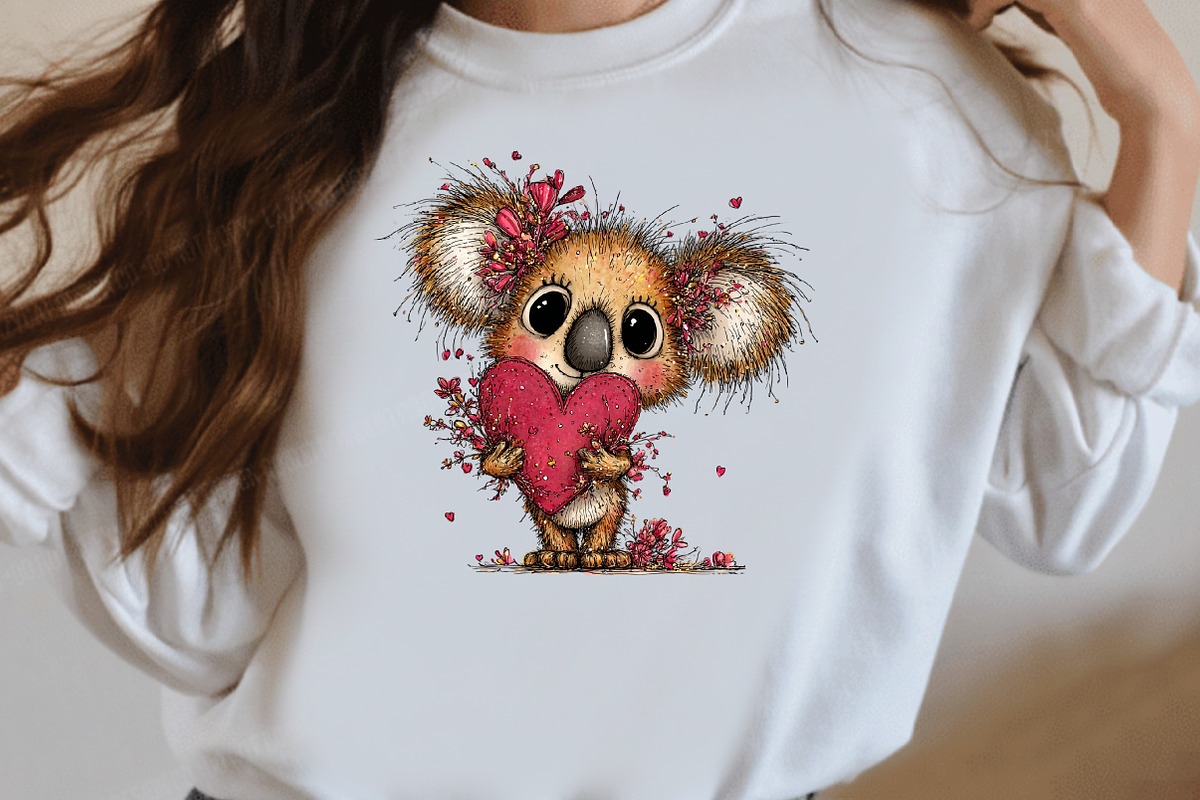 Whimsical spring koala Clipart, an Illustration by Designworld (Photo 6 of 7)