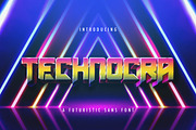 Technocra - Futuristic Sans Font, a Sans Serif Font by StringLabs (Thumbnail 1 of 15)