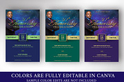 Church Anniversary Banquet Flyer, a Flyer Template by Four C Graphic (Thumbnail 3 of 10)
