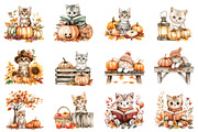 Cute Autumn Kitten Sublimation, an Illustration by CitraGraphics (Thumbnail 2 of 6)