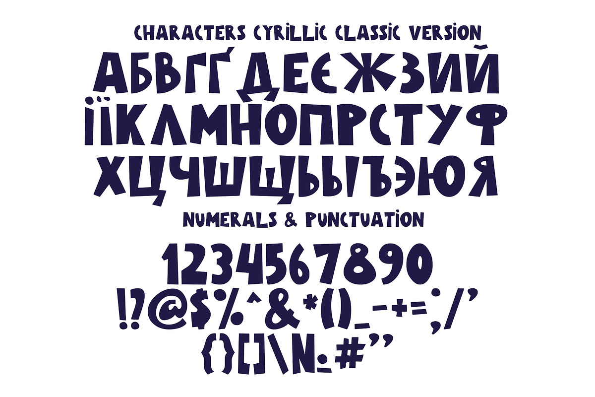 Galaxy Color Bitmap Font preview 7