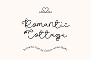 Romantic Cottage, a Script Font by Sofia Skoog (Thumbnail 1 of 11)