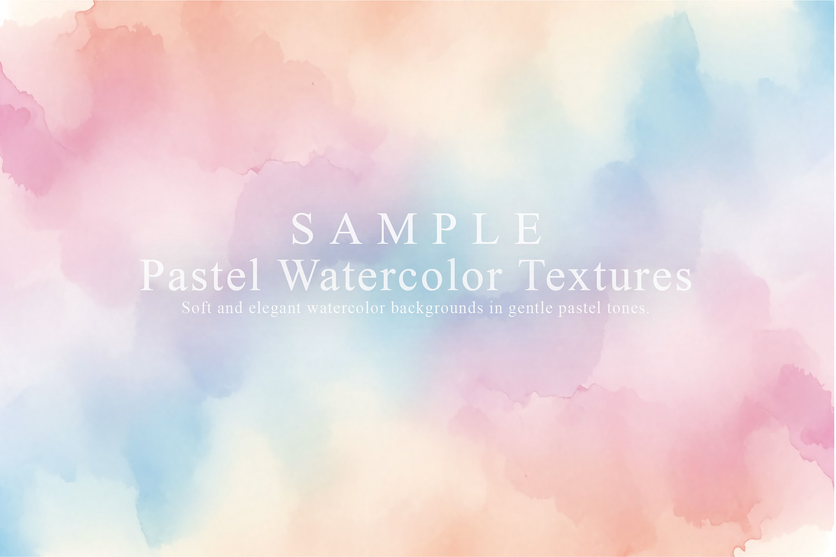 12 Pastel Watercolor Textures, a Texture Graphic by NOMO DESIGN (Photo 9 of 13)