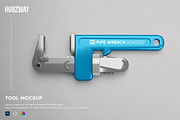 Pipe Wrench Mockup, a Household Mockup by Hubzway (Thumbnail 1 of 2)