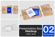 Presentation Box Mockup, a Packaging Mockup by Permadi Creative (Thumbnail 1 of 4)