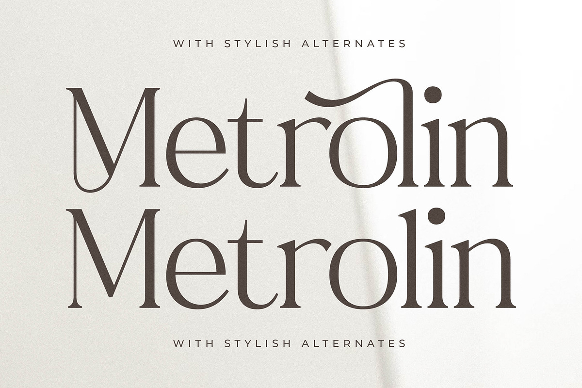 Metrolin Modern Serif Font, a Serif Font by Storytype Studio (Photo 5 of 15)