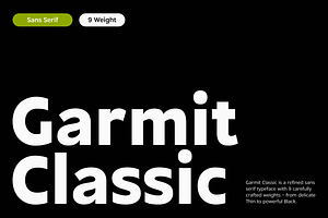 Garmit Classic Family Font