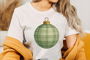 Green Christmas Balls Clipart Bundle, an Illustration by SVGArt (Thumbnail 2 of 8)