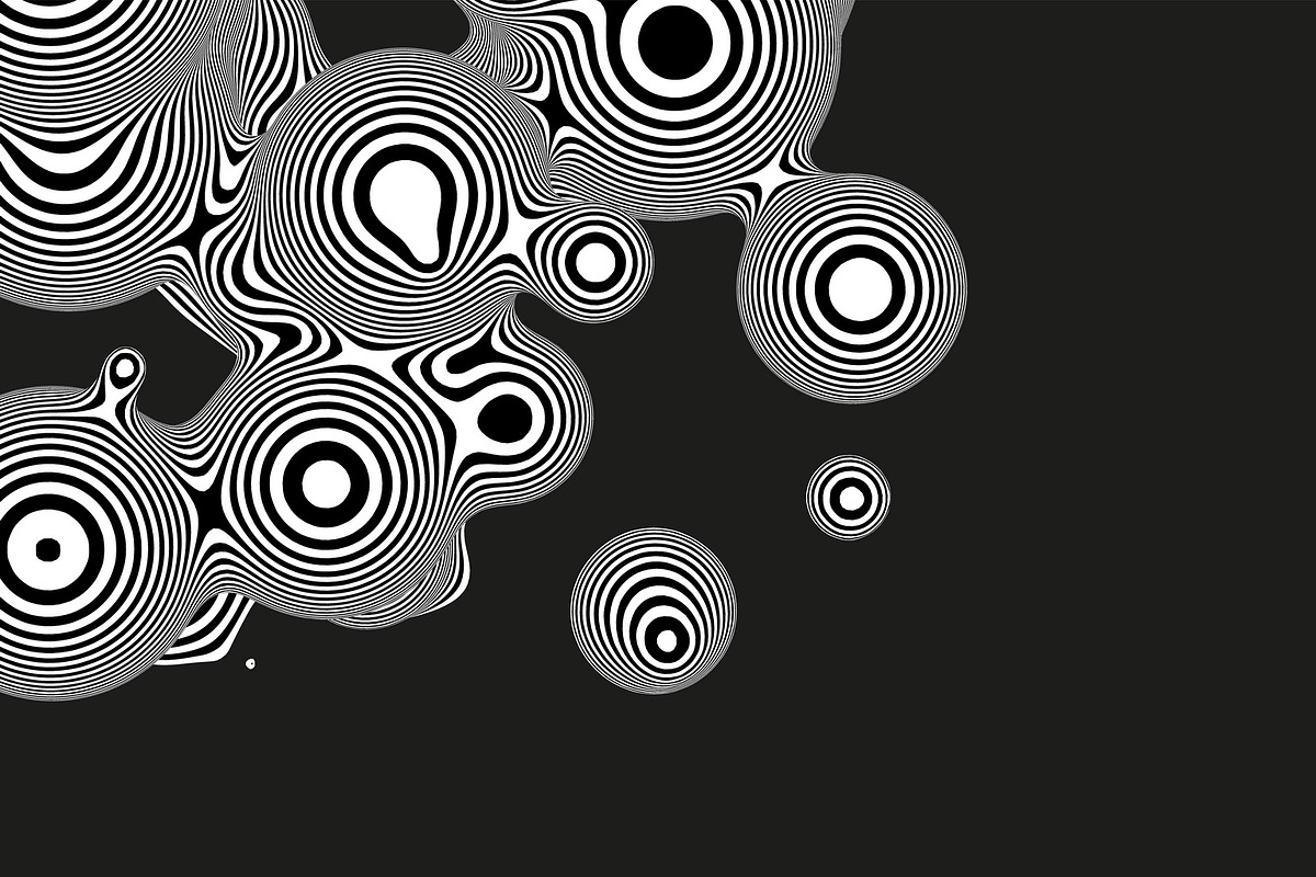 50 Zebra Metaballs, an Object Graphic by GarryKillian (Photo 3 of 51)