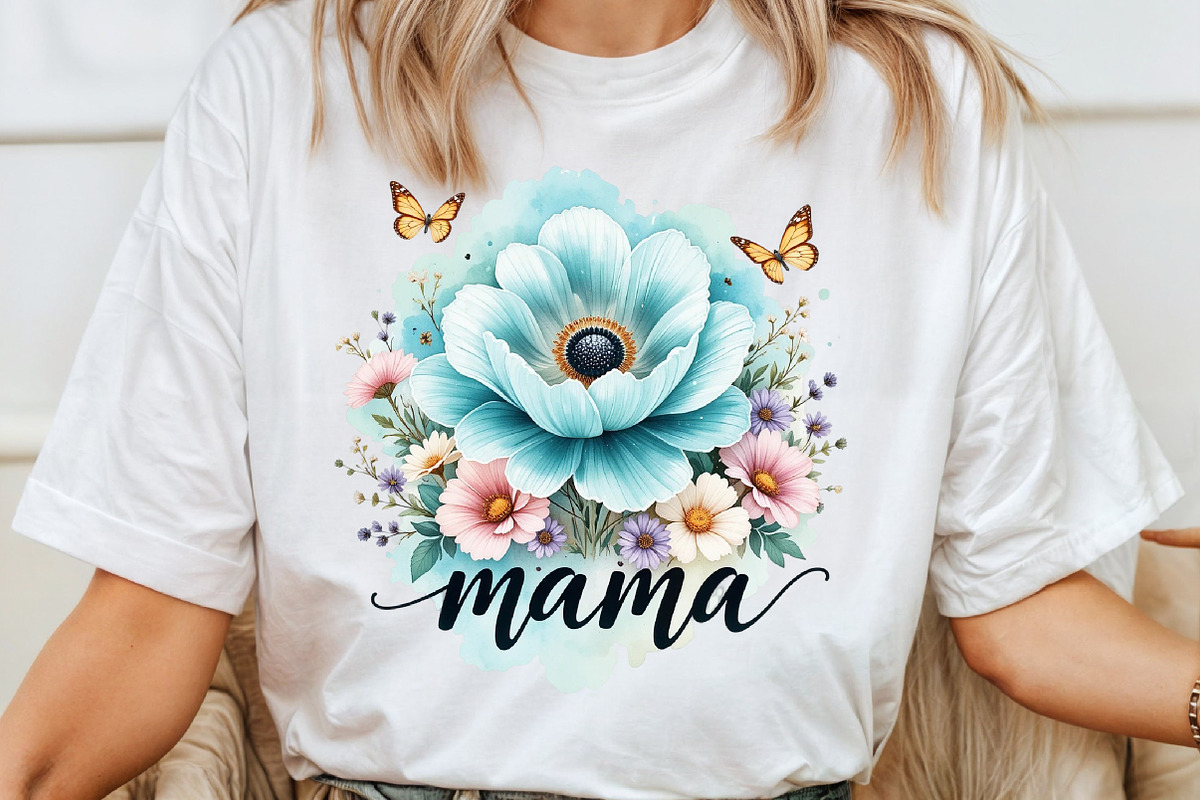 Boho Floral Mama Mother's Day Png, an Illustration by Sublimation Artist (Photo 4 of 9)