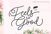 Feels so Good - Script Font, a Script Font by HIRO.std (Thumbnail 1 of 10)