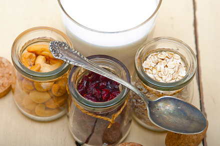 healthy breakfast ingredients, a Background Photo by keko64
