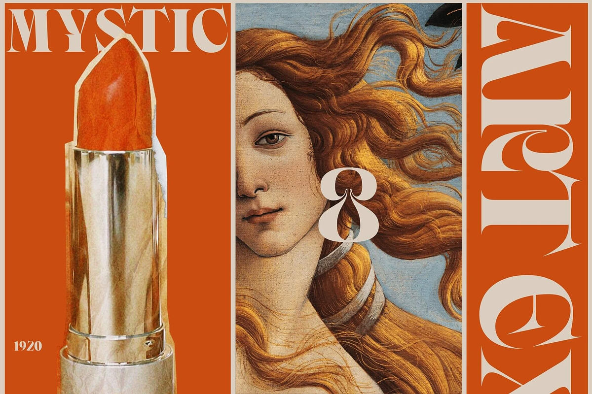 Ornable Experimental Typeface, a Serif Font by Casloop Studio (Photo 2 of 8)
