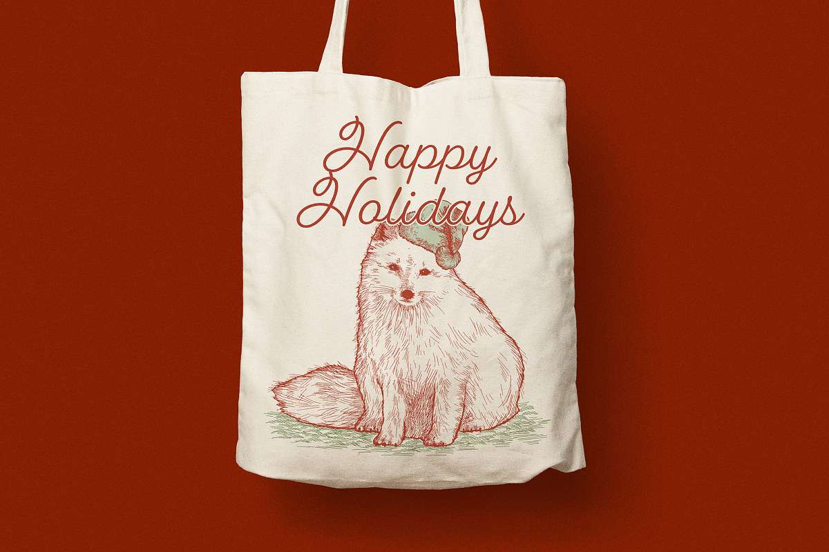 Vector Holiday Critters Set + Bonus, an Animal Illustration by Well Rock Designs (Photo 8 of 8)