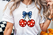 4th of July Coquette Cherry Bow, an Illustration by Sublimation Artist (Thumbnail 9 of 9)