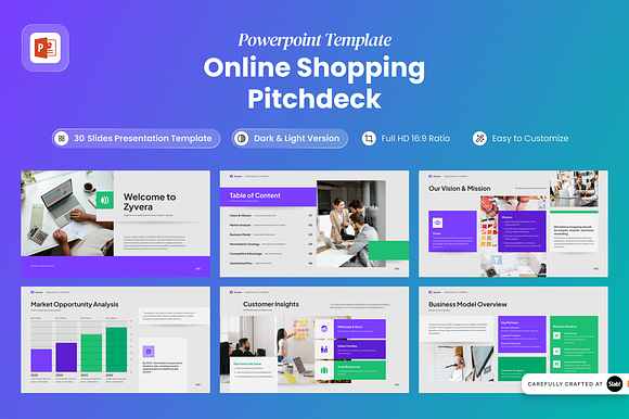 Zyvera - Online Shopping Power Point preview 4
