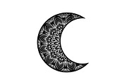 Mandala Crescent Moon Bundle, an Illustration by Designs_River (Thumbnail 10 of 31)