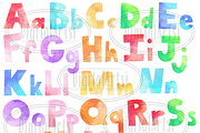 Watercolor Alphabet Clipart, an Education Illustration by DigitalArtsi (Thumbnail 3 of 3)