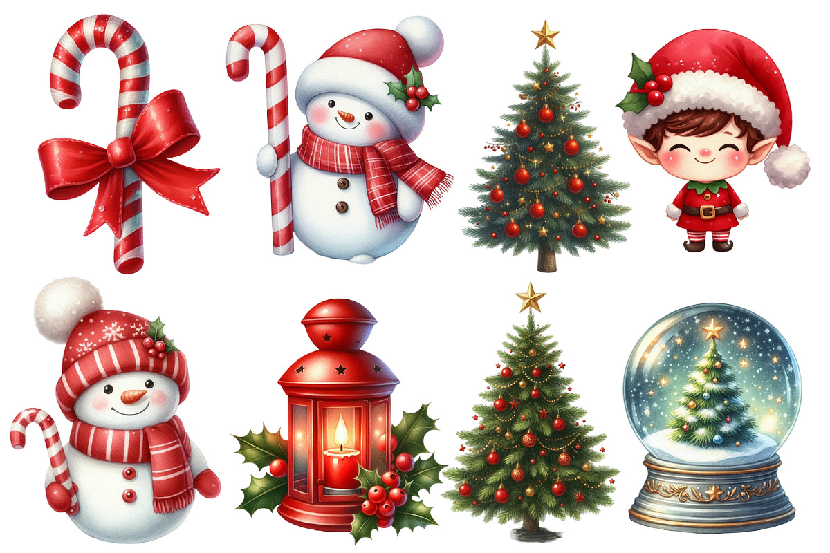 Sweet Christmas Sublimation Bundle, an Illustration by Designworld (Photo 2 of 6)