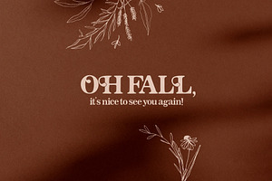 Vintage Stylist Font Florals