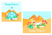 Jewish holiday Passover collection, a Card Template by PatapovaVika (Thumbnail 5 of 6)