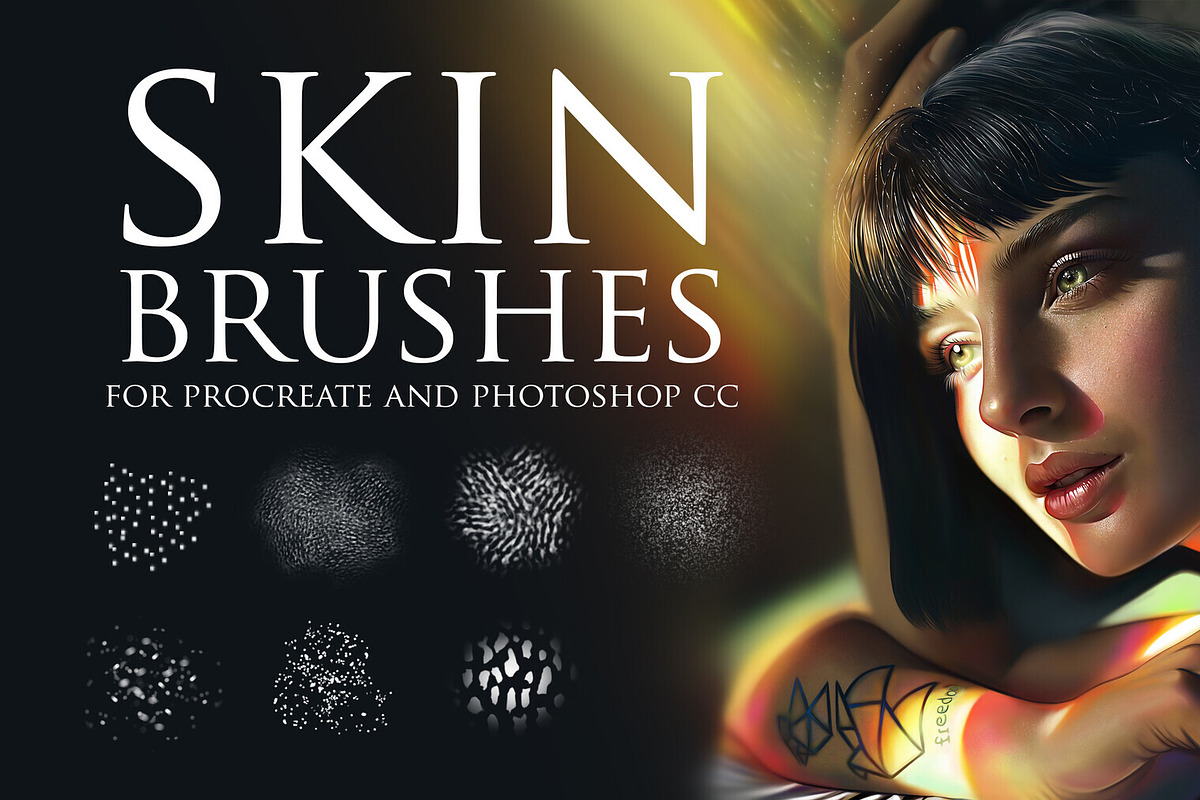 Skin Brush Pack, a Brush Add-On by vurdembrushes (Photo 1 of 5)