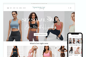 SPORTSWEAR Clothing Shopify Theme