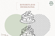 Peach Fruit Tea Clipart Line Art, a Food Illustration by TitaLivingArt (Thumbnail 4 of 9)