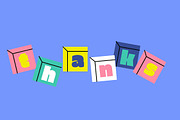 Purple Kindergarten Illustration Set, an Education Illustration by graphicook (Thumbnail 6 of 6)
