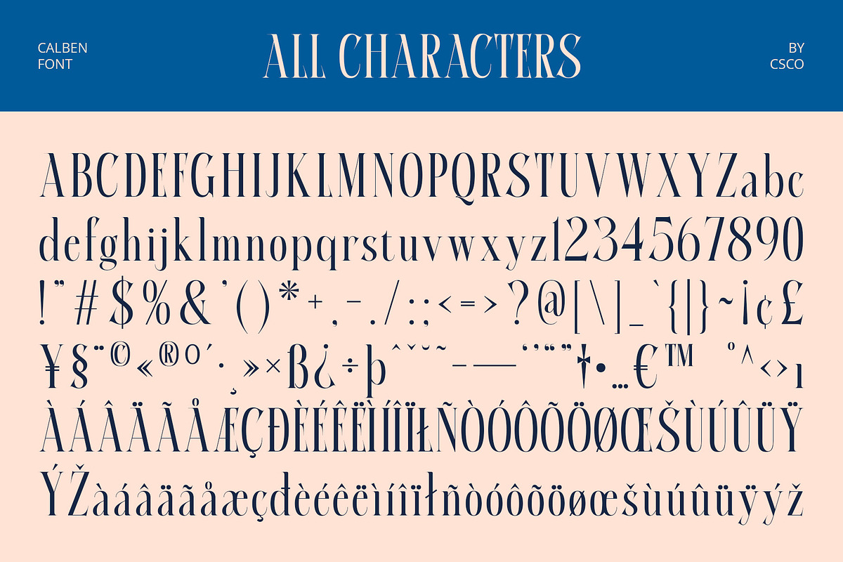 Calben – Elegant Font, a Serif Font by Craft Supply Co. (Photo 8 of 8)