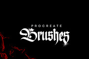Blackletter Procreate Brushes, a Brush Add-On by Emmanuel Buron (Thumbnail 11 of 13)