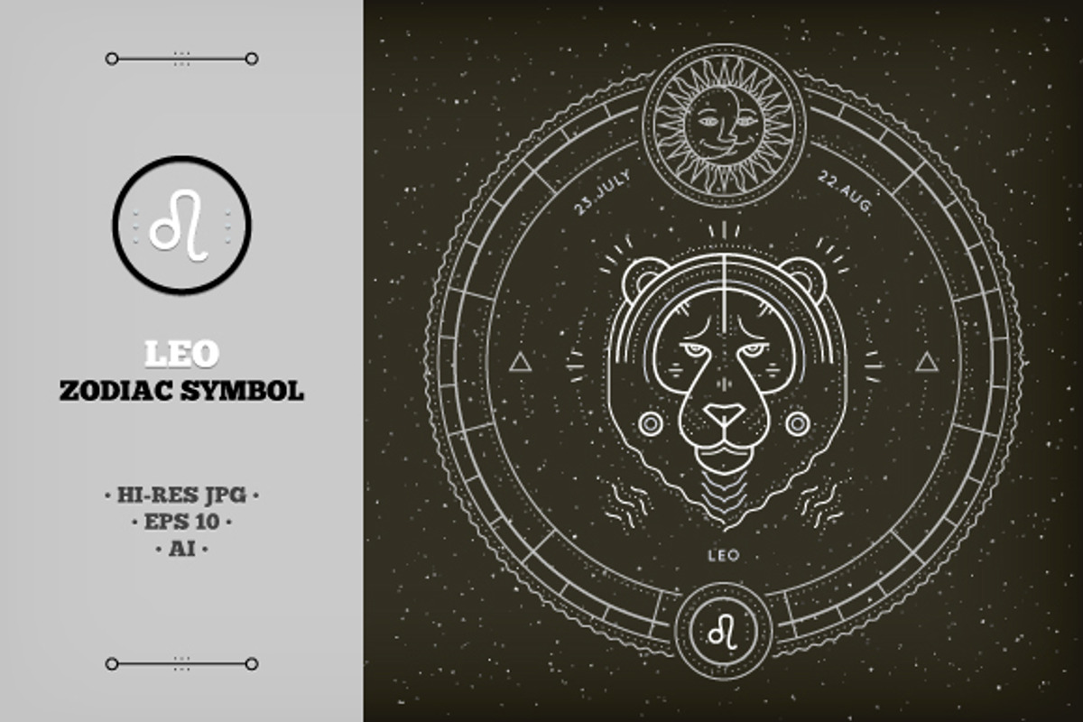 ♌ Leo Zodiac Symbol, an Object Graphic by painterr (Photo 1 of 2)