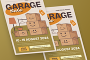Illustration Garage Sale Flyer, a Flyer Template by MMPixelCraft (Thumbnail 2 of 5)