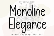 Monoline Elegance, a Sans Serif Font by InermediaSTUDIO (Thumbnail 1 of 8)