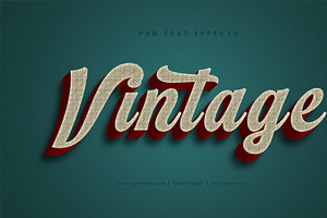 Vintage Text Effect