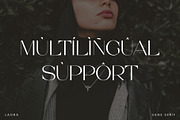 Laora - Modern Sans Serif Font, a Sans Serif Font by Aqeel_Art (Thumbnail 11 of 12)
