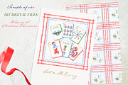 Christmas Chinoiseries Mahjong set, an Education Illustration by LABFcreations (Thumbnail 3 of 4)