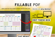Editable Cleaning  Planner, a Print Template by Graphicsnext (Thumbnail 3 of 3)