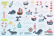 Maritime (elements, patterns), a Decorative Illustration by My Sweet Dreams (Thumbnail 2 of 6)