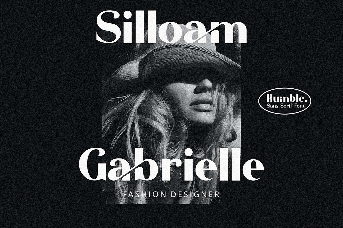 Rumble//Elegant Typeface preview 8