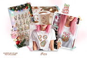 Preppy Coquette Christmas Bundle, a Seasonal Illustration by Huxmay (Thumbnail 6 of 7)