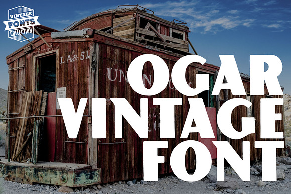 Ogar - 2 vintage fonts preview 7