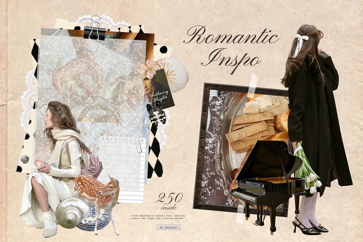 250+ Romantic Inspo Collage Pack, an Object Graphic by Feelsoul (Photo 1 of 9)
