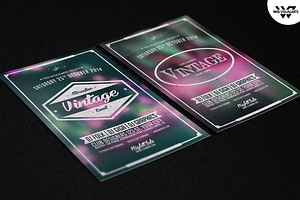 Vintage Retro Flyer Template Vol.1